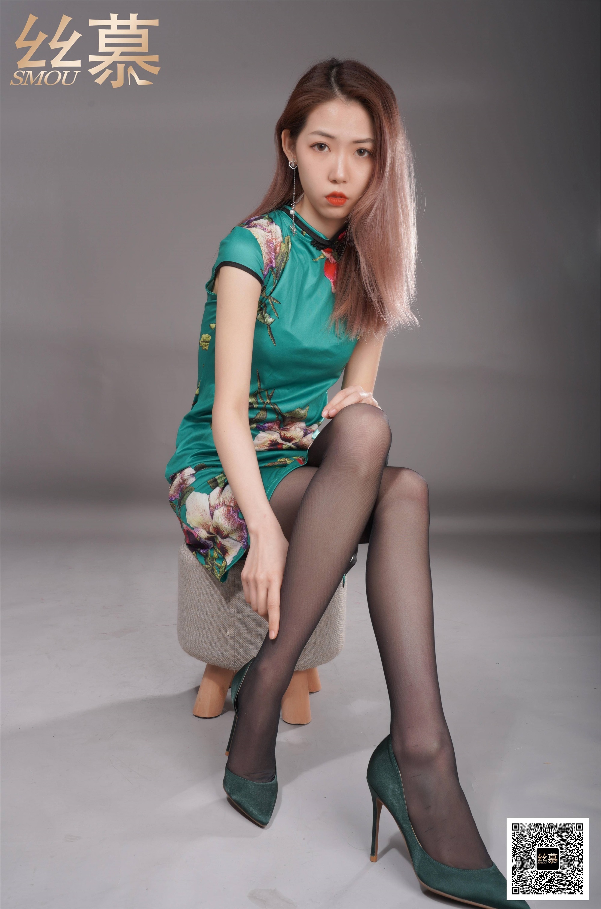 丝慕写真 SM409 天天一元 模特：新模《复古经典旗袍》